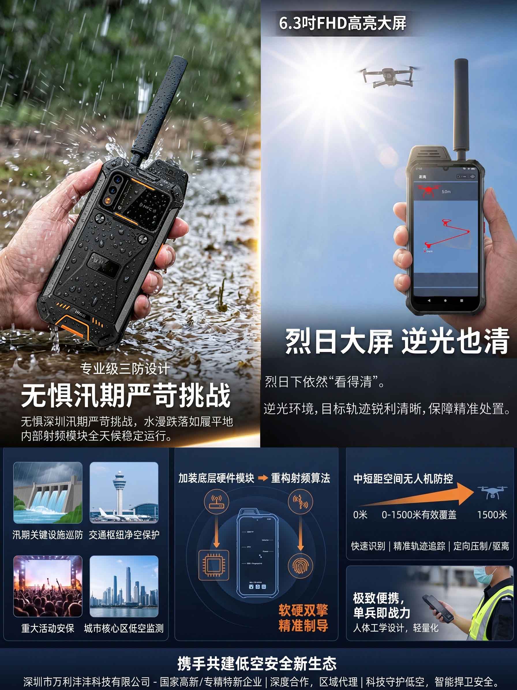 低空无人机防控的高性价比优选           成熟终端改造 即刻部署
